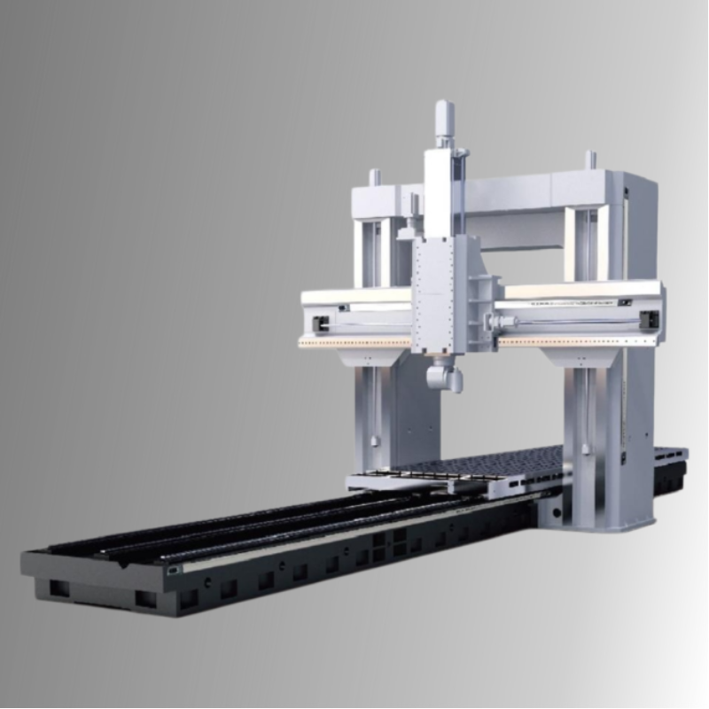 Beam- type moving CNC gantry milling machine