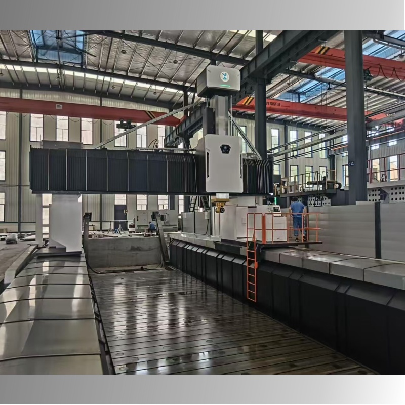 Column moving type CNC gantry milling machine