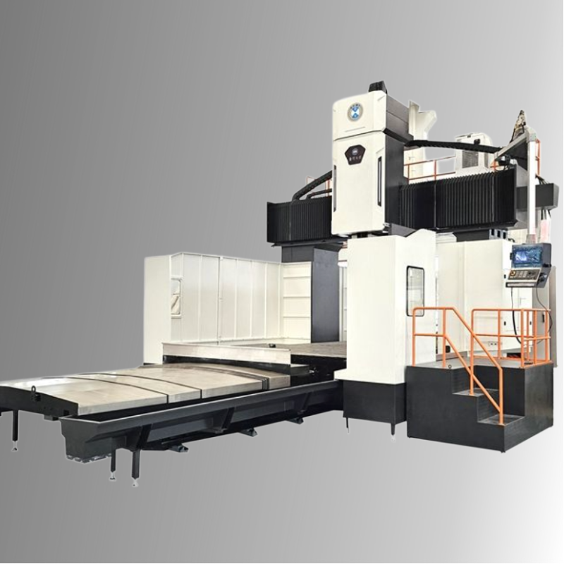 table moving type large square ram portal milling machines