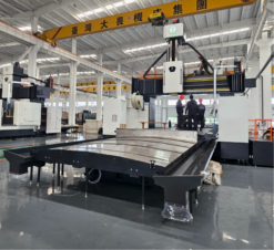 table moving type large square ram portal milling machines