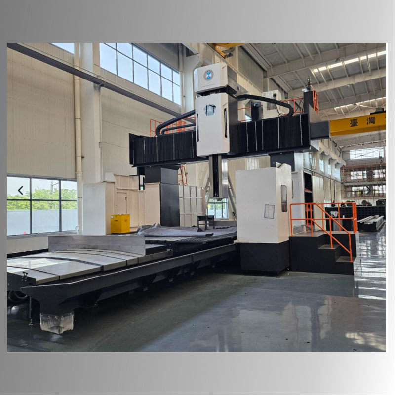 DVF-8033 table moving type large square ram portal &gantry milling machines