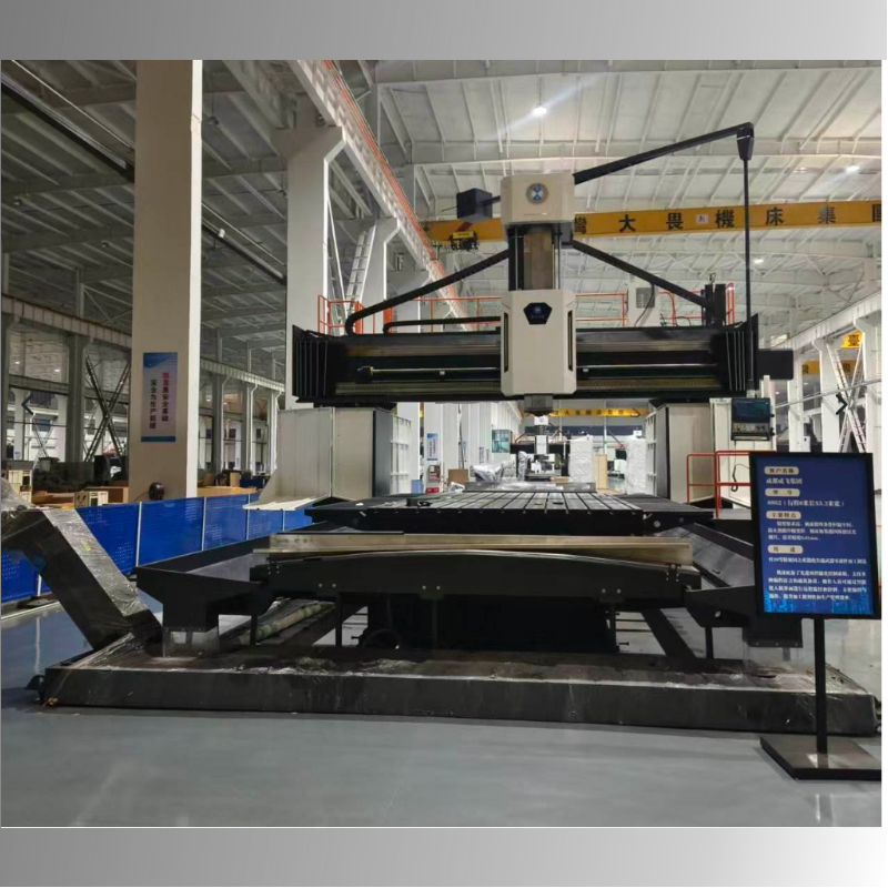 Table- type moving CNC gantry milling machine